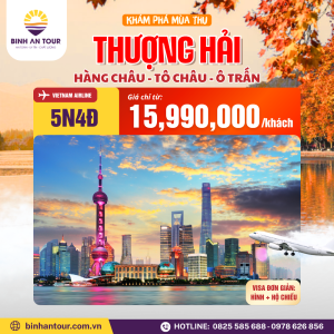 Du lịch mùa Thu Thượng Hải
