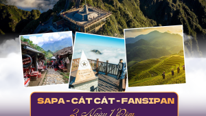 SAPA - CÁT CÁT - FANSIPAN 2N1D | BẢN CÁT CÁT- THÁC TIÊN SA- NHÀ THỜ ĐÁ- CHỢ TÌNH SAPA