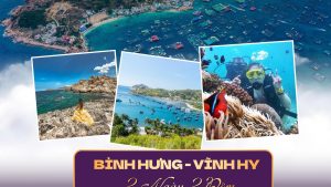 ĐẢO BÌNH HƯNG - VỊNH VĨNH HY 2N2Đ | BÃI CÂY ME - TIỆC HẢI SẢN